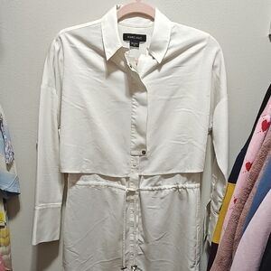 Marciano White Button-Up Shirt